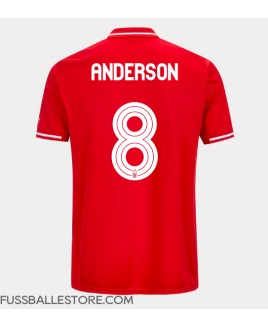 Günstige Nottingham Forest Elliot Anderson #8 Heimtrikot 2025-26 Kurzarm
